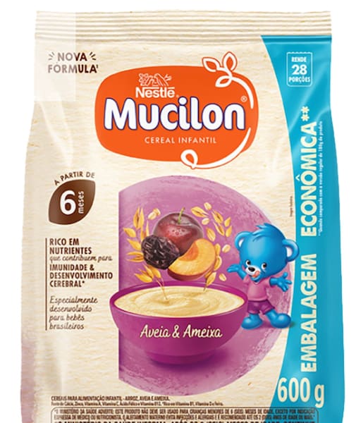 imagem de CEREAL INFANTIL MUCILON 600G AMEIXA E AVEIA