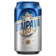imagem de CERVEJA PILSEN ITAIPAVA SEM ÁLCOOL LATA 350ML CX12 UNIDADES