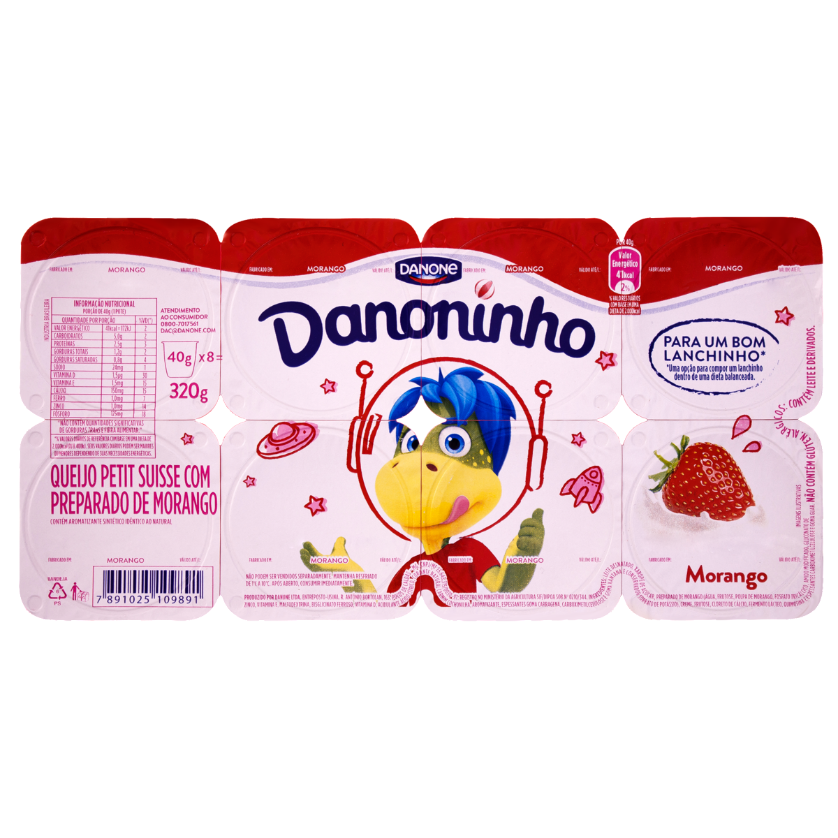 imagem de IOGURTE DANONINHO 320G MORANGO