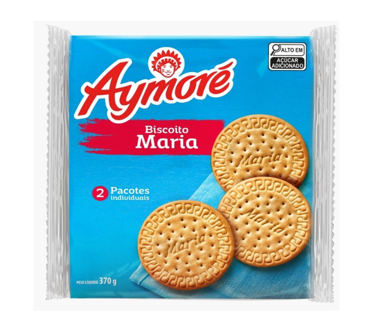 imagem de BISCOITO AYMORÉ MARIA 370G MULTIPACK