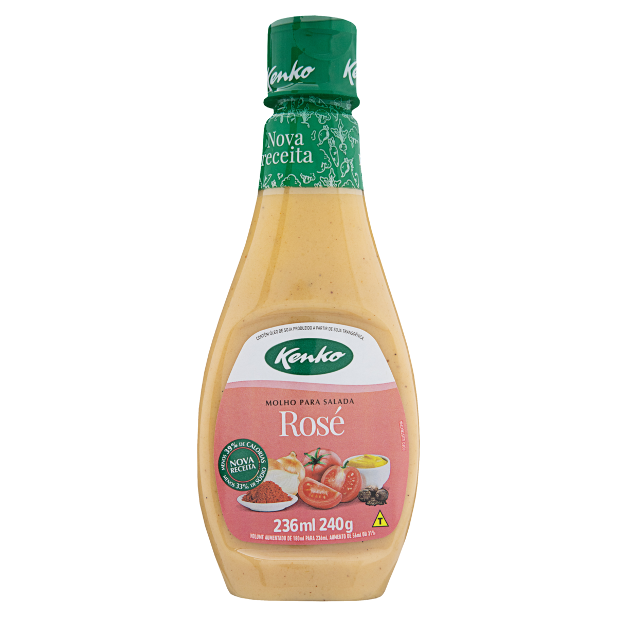 imagem de MOLHO KENKO P/ SALADA ROSE 236ML