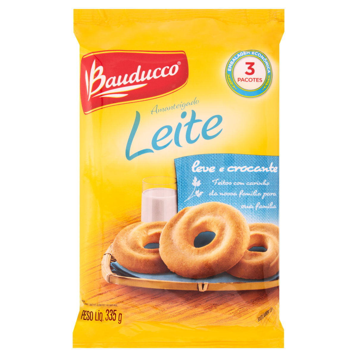 imagem de BISCOITO BAUDUCCO AMANTEIGADO 335G LEITE