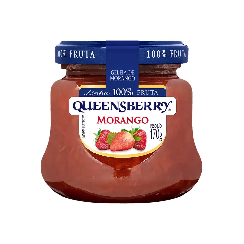 imagem de GELEIA QUEENSBERRY 100% 300G MORANGO