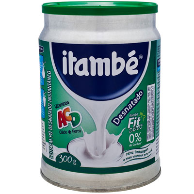 imagem de LEITE PÓ ITAMBÉ DESNATADO 300G LATA