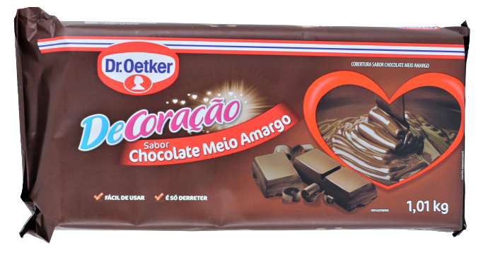 imagem de CHOCOLATE BARRA DR.OETKER 1.01KG MEIO AMARGO