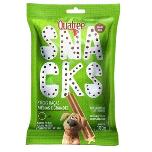 imagem de QUATREE ORAL 100G STICKS CÃO MED/GRANDE