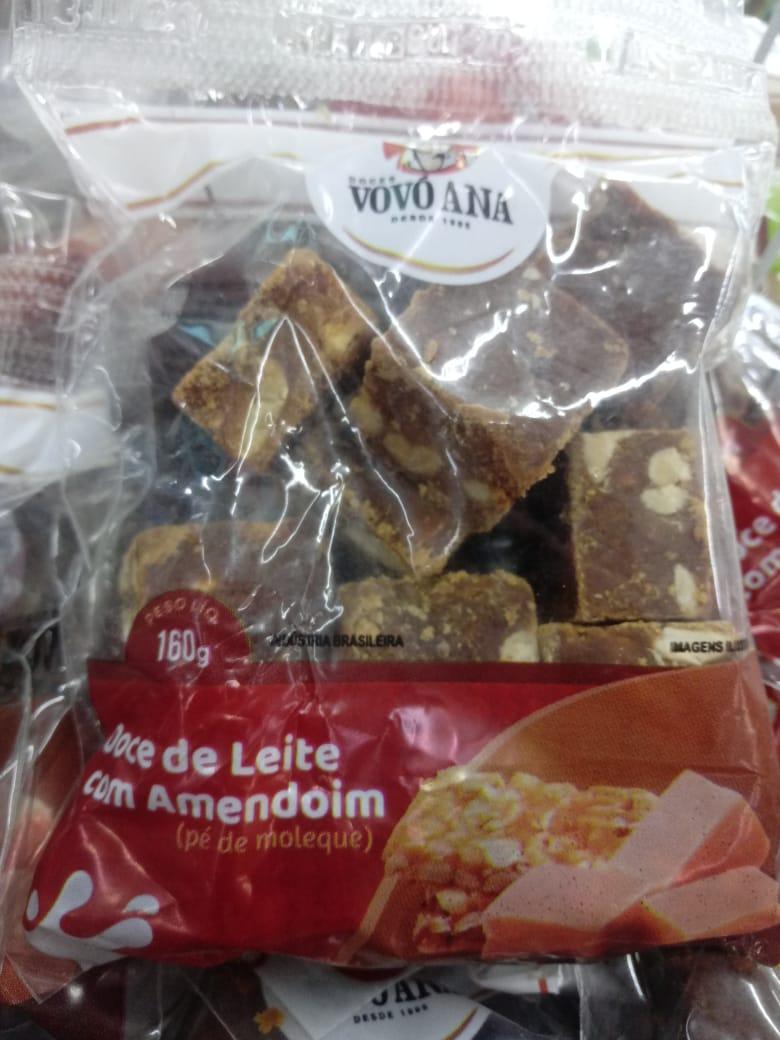 imagem de DOCE VOVÓ ANA 130G LEITE AMENDOIM PÉ DE MOLEQUE