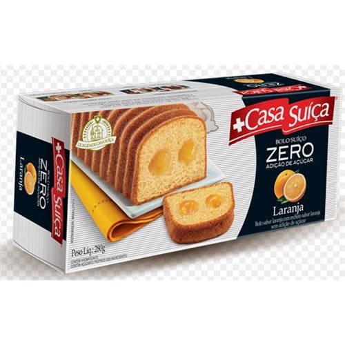 imagem de BOLO CASA SUIÇA ZERO 280GR LARANJA