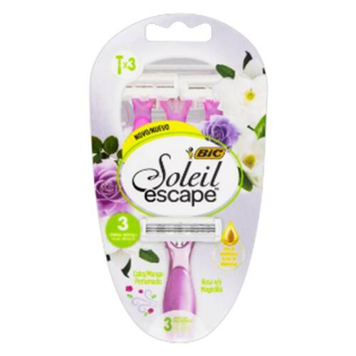 imagem de APARELHO BARBEAR BIC SOLEIL 3 ESCAPE L R/M BLISTER C/3UN