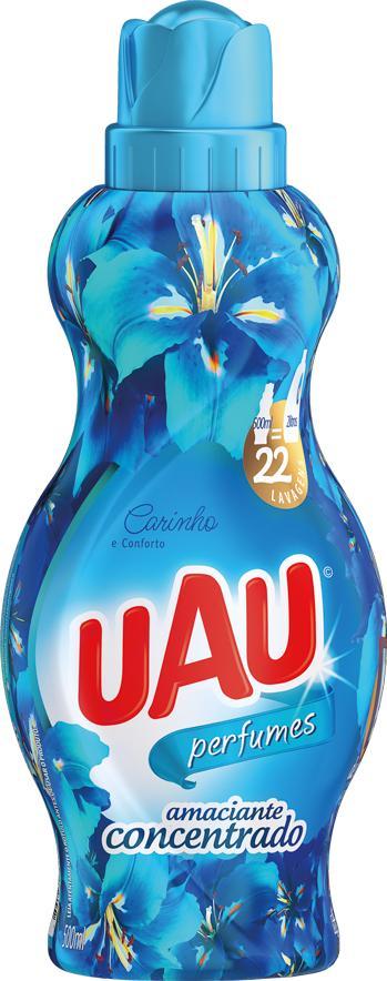 imagem de AMACIANTE CONCENTRADO UAU 500ML CARINHO CONFORT