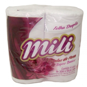 imagem de PAPEL HIGIÊNICO MILI 30MT F DUPL PERFUMADO COM 4