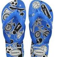 imagem de SANDÁLIA HAVAIANAS K ATHLETIC 27 28 BC/AZUL