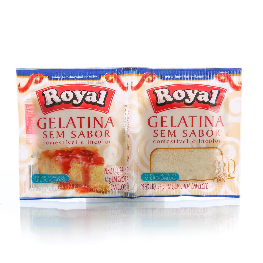 imagem de GELATINA SEM SABOR ROYAL 24G INCOLOR