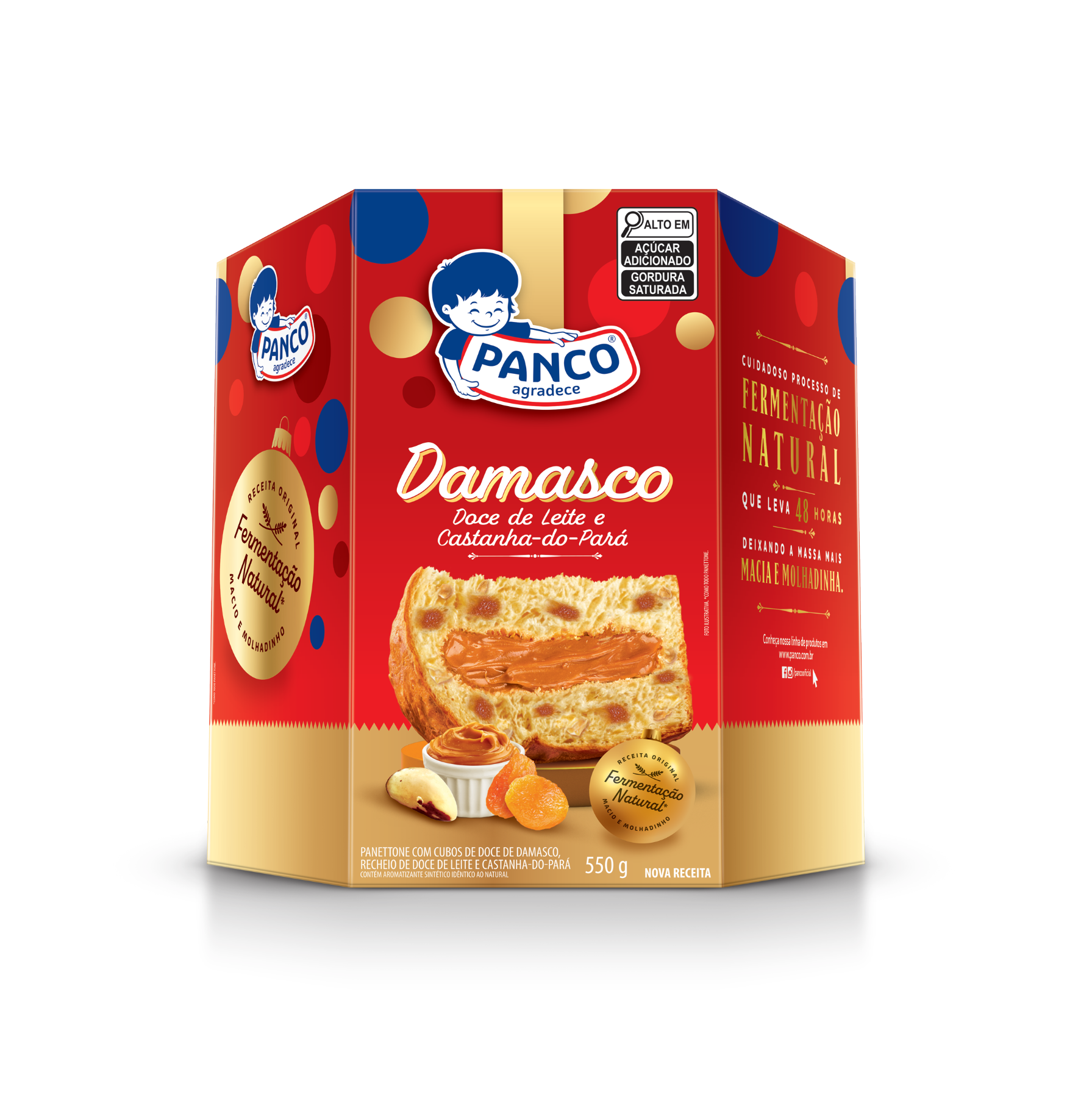 imagem de PANETONE PANCO DAMASCO 550G
