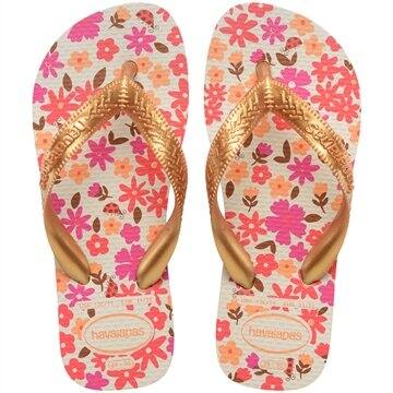 imagem de SANDÁLIA HAVAIANAS K FLORES 31 32 BEGE/DOUR