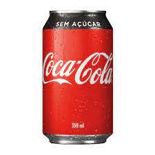 imagem de REFRIGERANTE COLA COCA COLA ZERO LATA 350ML