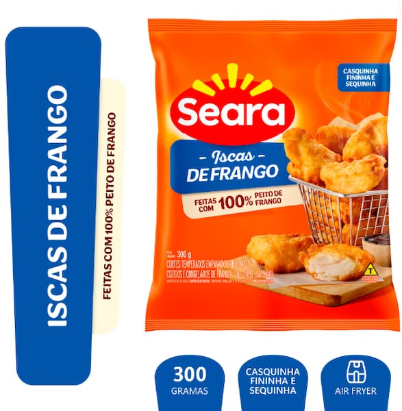 imagem de ISCAS SEARA 300G EMP TRAD AIR FRYER