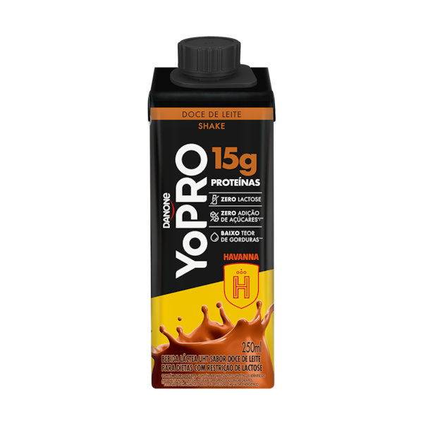 imagem de YOPRO DANONE UHT 250ML 15G DOCE LEITE