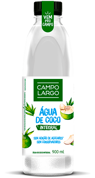 imagem de ÁGUA COCO CAMPO LARGO INTEGRAL 900ML PET