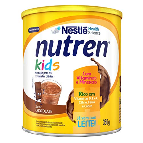 imagem de SUPLEMENTO NUTREN NESTLÉ KIDS CHOCOLATE LATA 350G