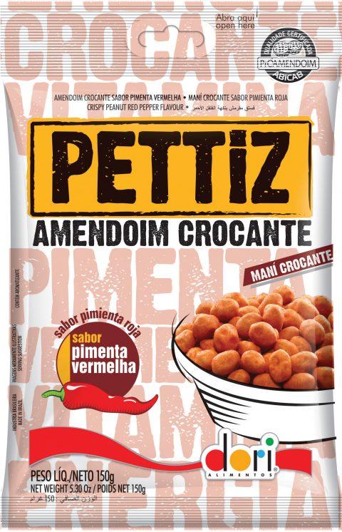 imagem de AMENDOIM PETTIZ 120G PIMENTA VERMELHO