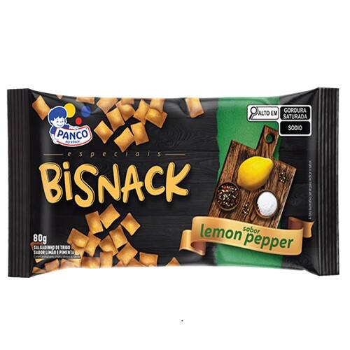 imagem de BISNACK PANCO LEMON PEPPER 80G