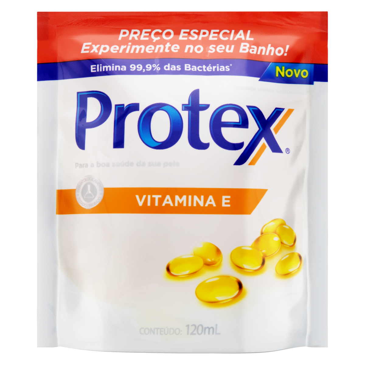 imagem de SABONETE LÍQUIDO PROTEX 120ML REFIL VIT-E