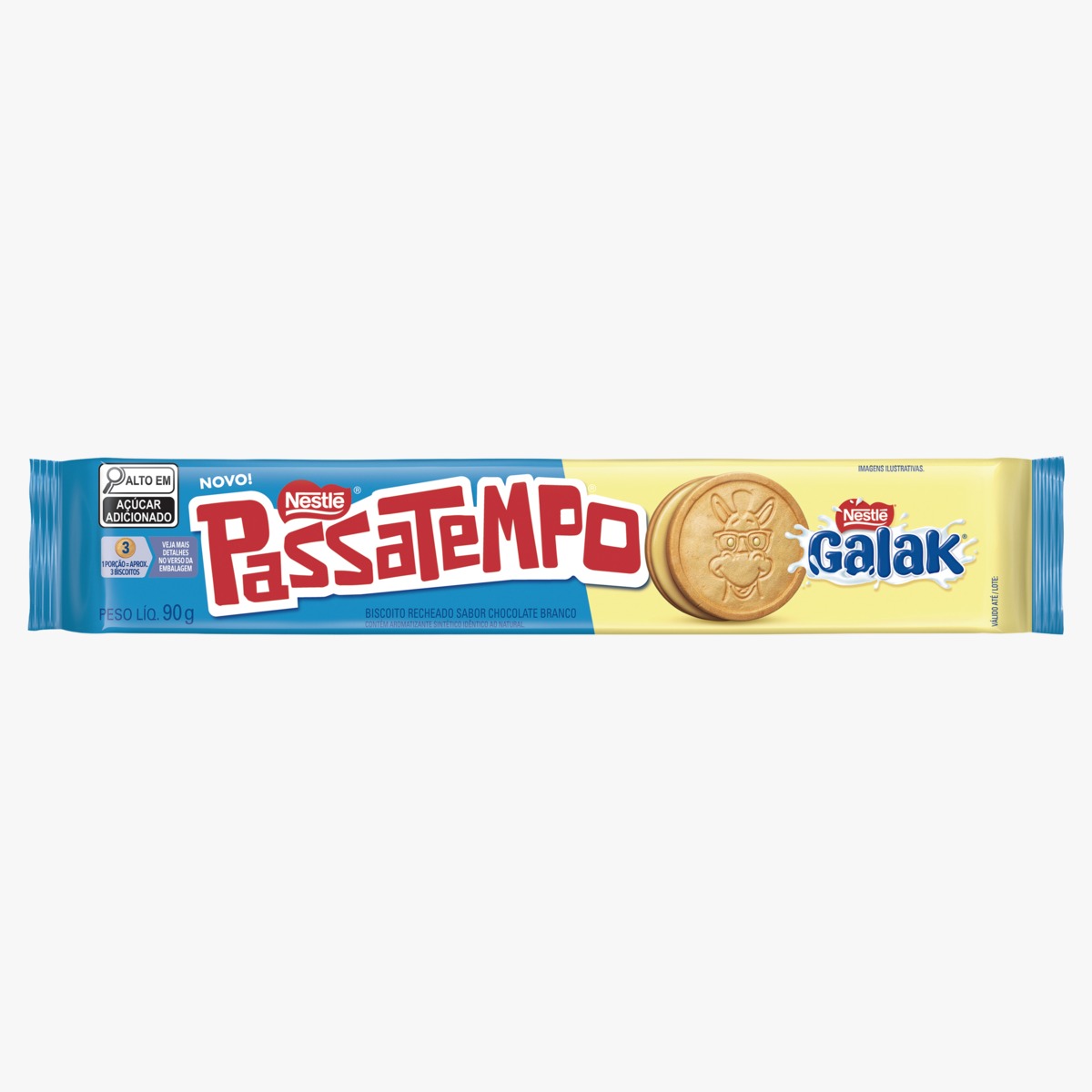 imagem de BISCOITO RECHEADO PASSATEMPO 90G GALAK
