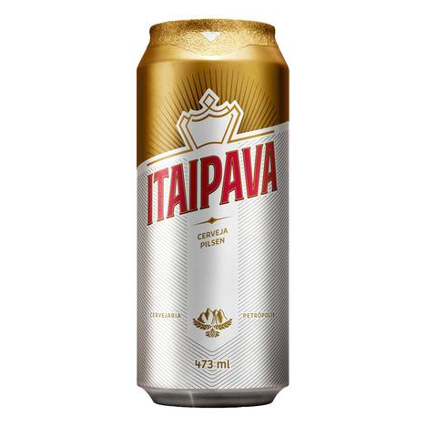 imagem de CERVEJA PILSEN ITAIPAVA LATÃO 473ML CX 12 UNIDADES