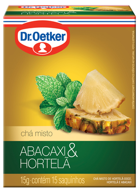 imagem de CHÁ DR.OETKER 100G ABACAXI E HORTELÃ