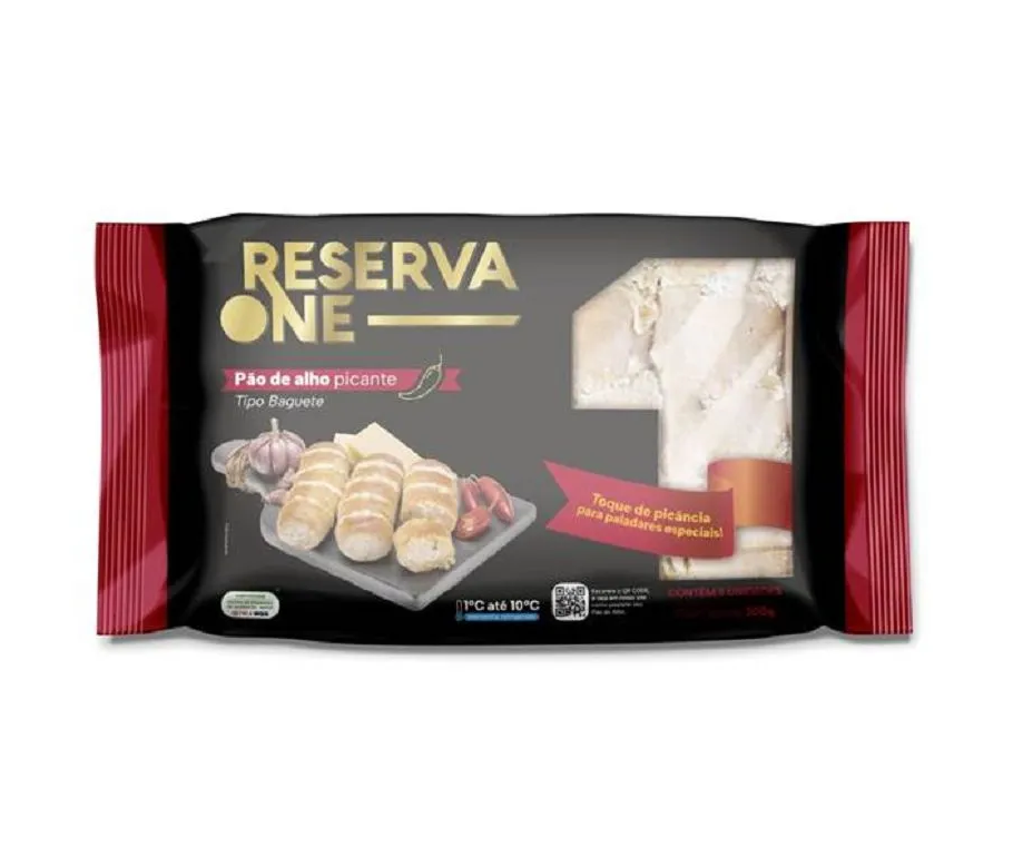 imagem de PÃO DE ALHO BAGUET RESERVA ONE 300G PICANTE