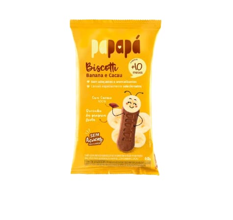 imagem de PAPAPA BISCOITO 60GR BANANA E CACAU