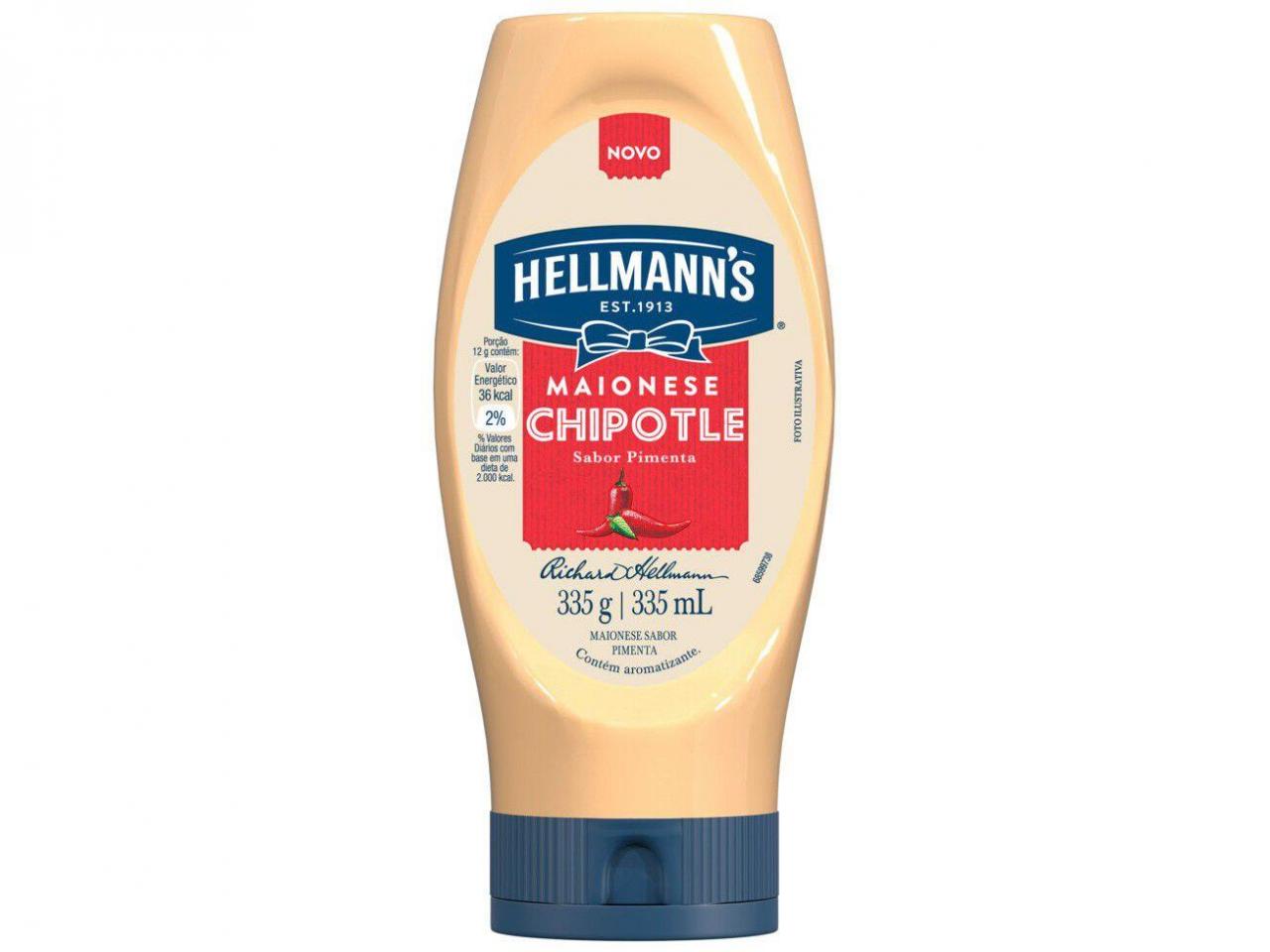 imagem de MAIONESE CHIPOTLE HELLMANNS 335G  SQZ