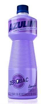 imagem de DESINFETANTE ÁLCOOL AZULIM ZEROBAC 1L LAVANDA