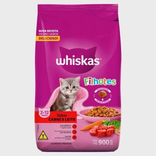 imagem de WHISKAS SECO 900G FILHOTE CARNE E LEITE