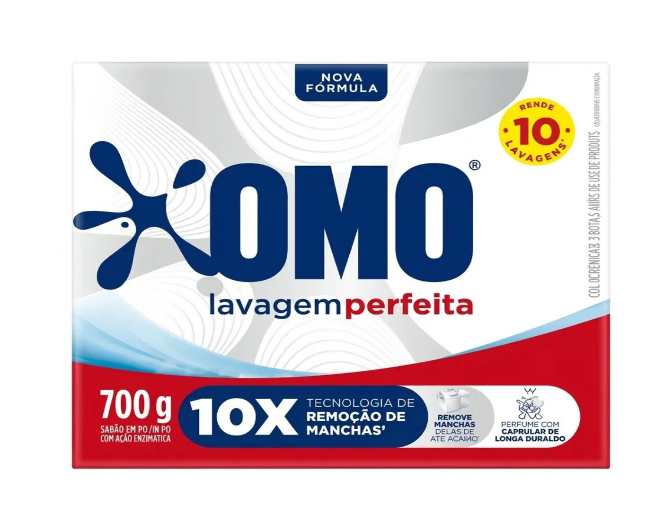 imagem de DETERGENTE PÓ OMO 700G LAV PERF VERM