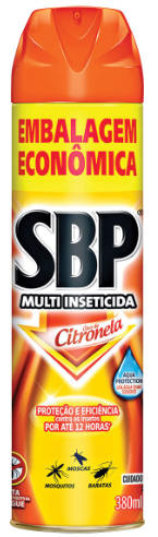imagem de INSETICIDA SBP AEROSSOL 380ML CITRONELA