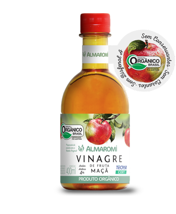 imagem de VINAGRE MAÇA ALMARONI ORGÂNICO 400ML