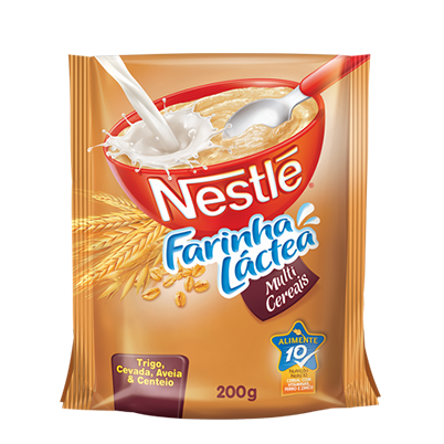 imagem de FARINHA LÁCTEA NESTLÉ 200G MULTI CEREAIS PCT