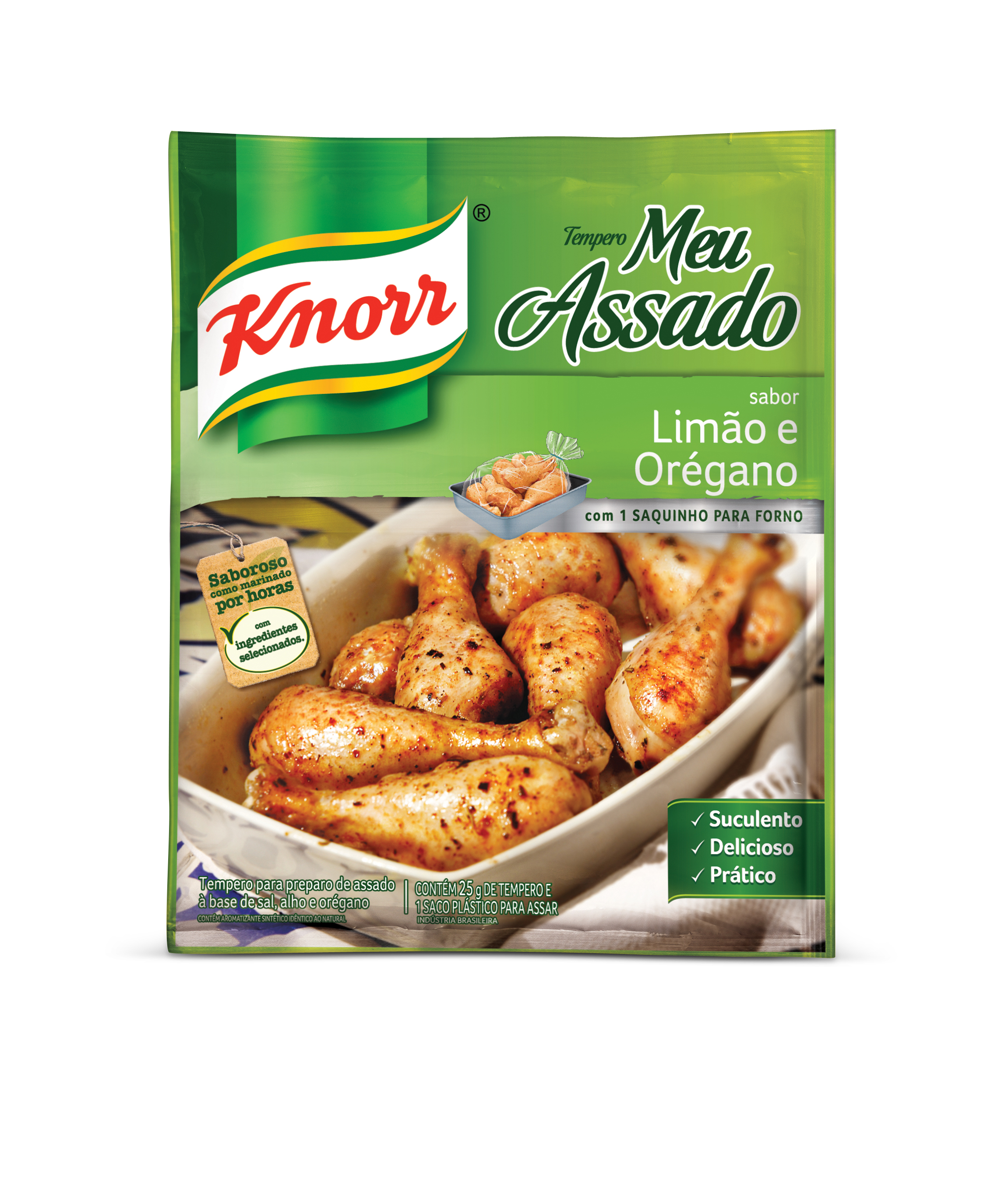 imagem de TEMPERO KNORR 25G MEU ASSADO LIMÃO ORÉGANO TEMPERO KNORR 25G SABOR MEU AS