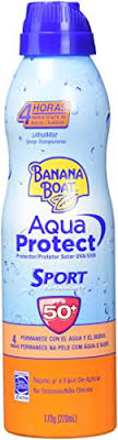 imagem de PROTETOR SOLAR BANANA BOAT AQUA SPORT AER FPS 50 170G