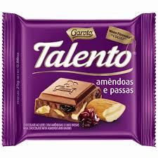 imagem de CHOCOLATE TALENTO 25G AMÊNDOAS PASSAS