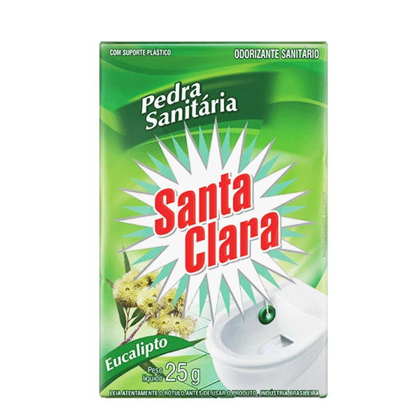 imagem de DESINFETANTE SANITÁRIO 25G SANTA CLARA EUCALIPTO