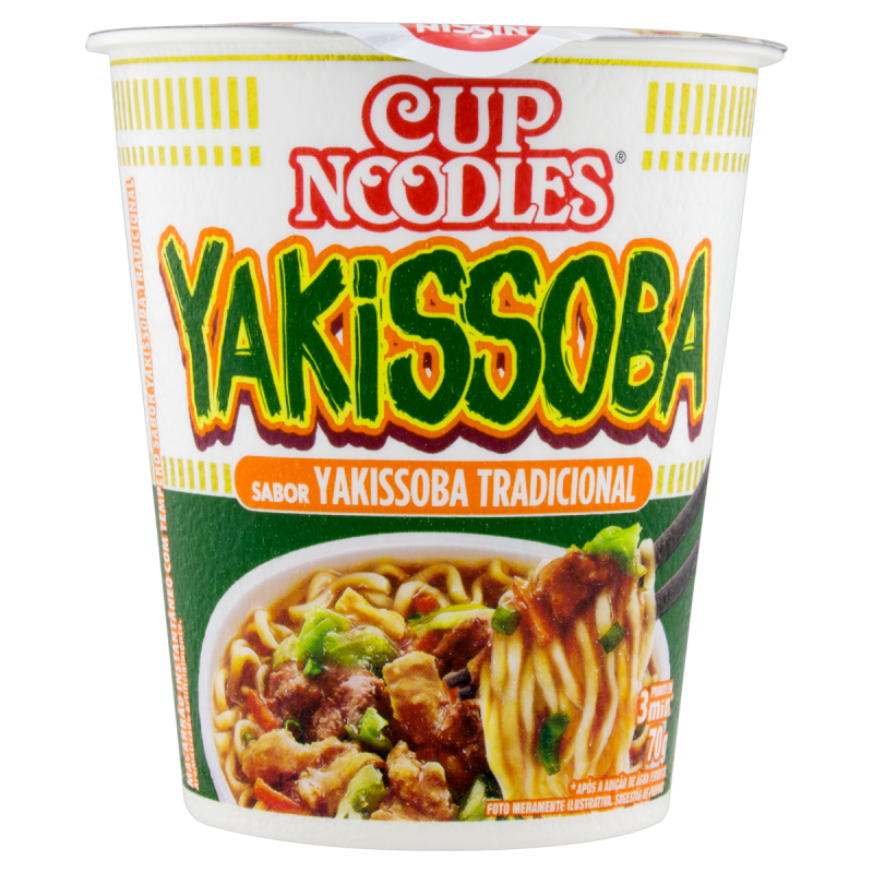 imagem de MACARRÃO INSTANTÂNEO CUP NOODLES 70G YAKISSOBA