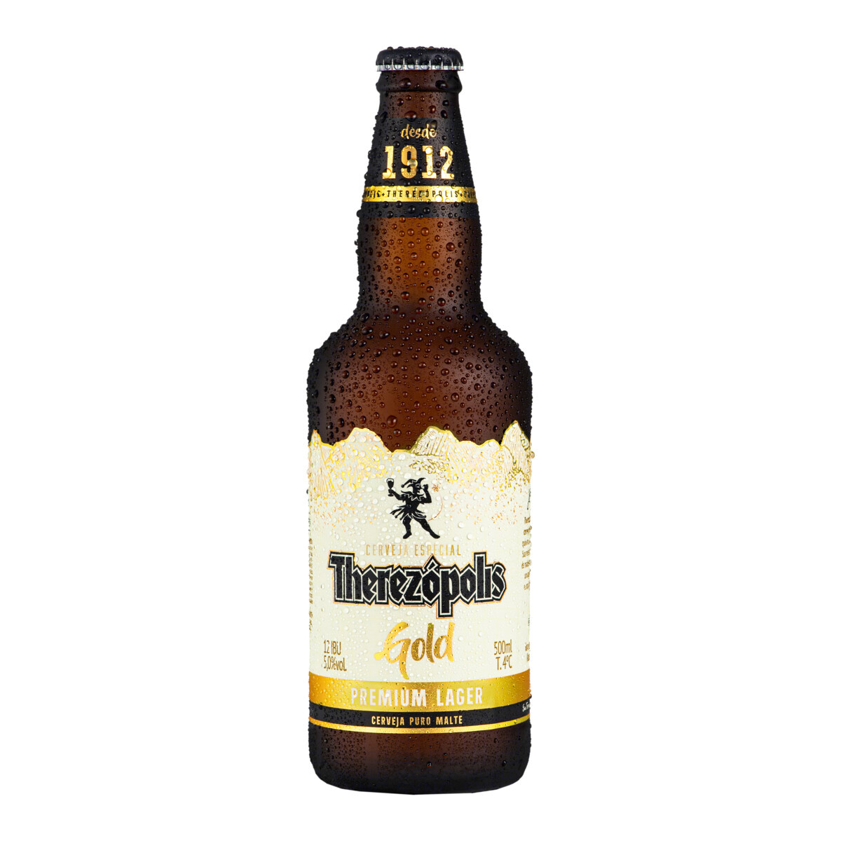 imagem de CERVEJA LAGER THEREZÓPOLIS GOLD GAR VD 500ML