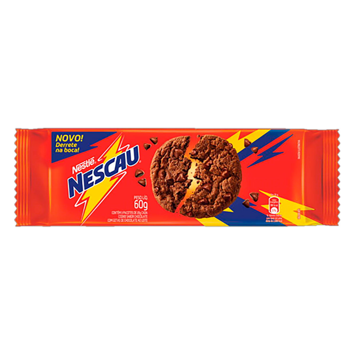 imagem de COOKIE NESTLÉ NESCAU 60G GOTAS CHOCOLATE