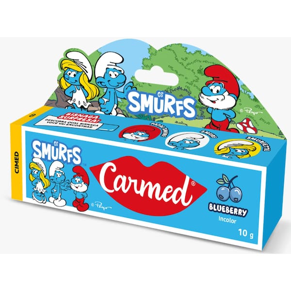 imagem de HIDRATANTE LABIAL CARMED 10G SMURFS