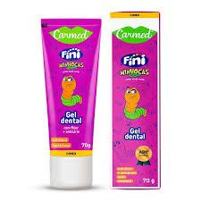 imagem de CREME DENTAL GEL CARMED C/FLUOR 70G FINI MINHOCAS R347