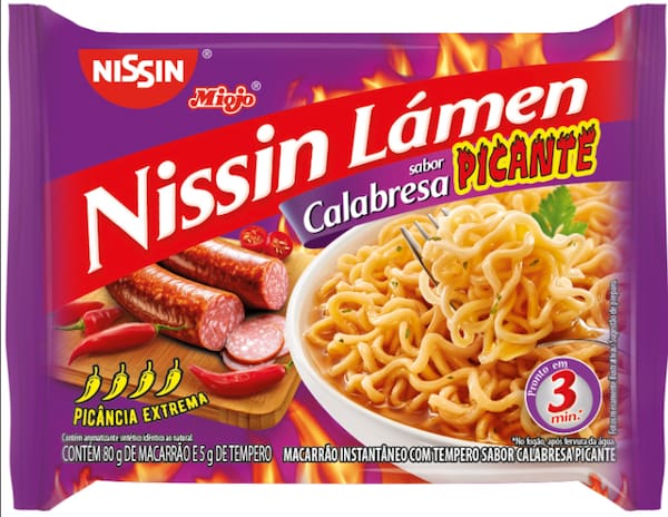 imagem de MACARRÃO NISSIN 85G CALABRESA PICANTE