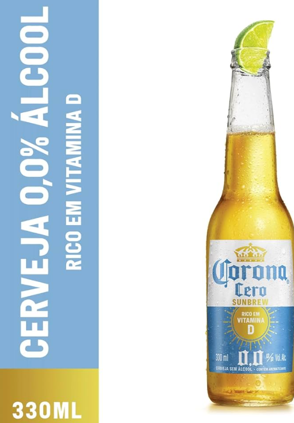 imagem de CERVEJA PILSEN CORONA  LONG NECK 330ML ZERO